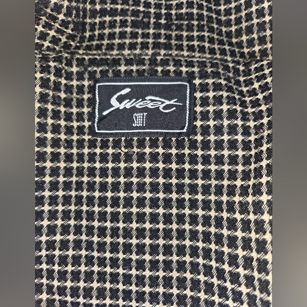 Black and White Checkered Jacket
